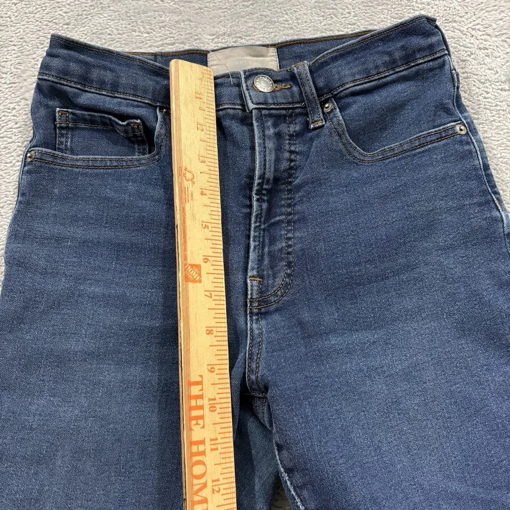 Everlane High Rise Skinny Jeans Women 26W Blue Denim Normcore